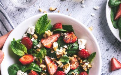 Summer Strawberry Salad with Balsamic Glaze