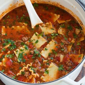 Hearty Lasagna Soup